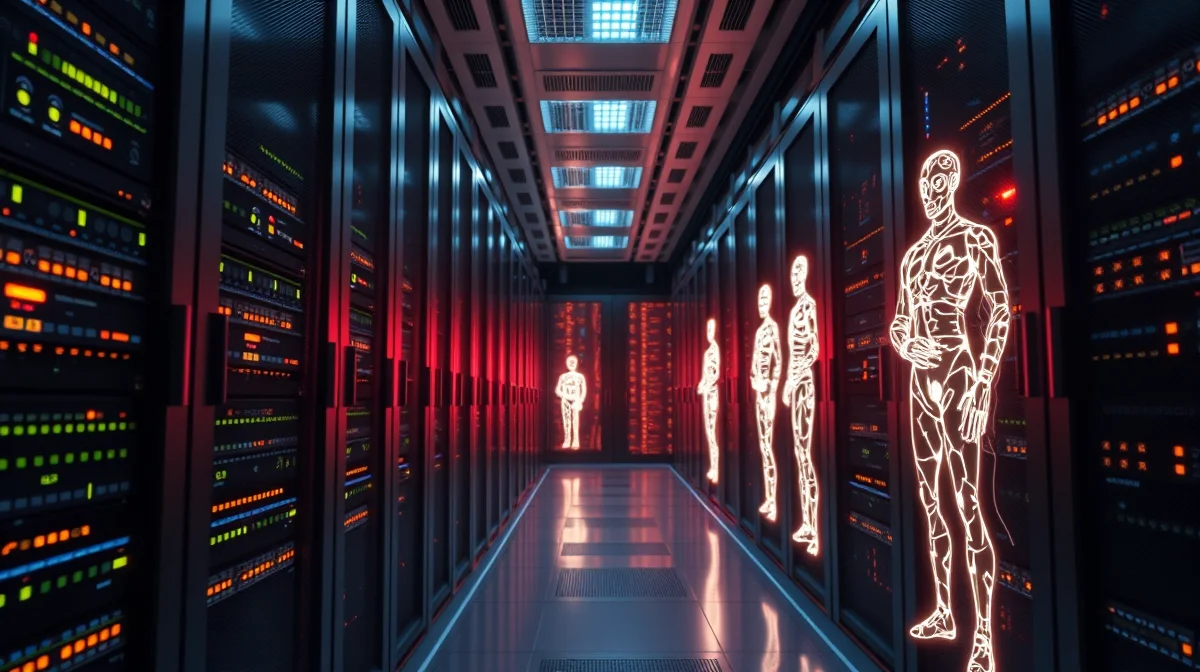 Modular AI agents and compute tools in a sleek data center