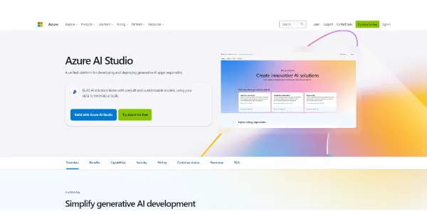 azure ai studio generative ai development hub micr 6170ae252cd5