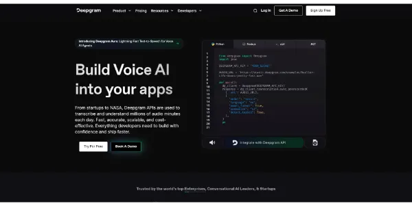 deepgram voice ai text to speech speech to text ap 0e33bdd7e39c