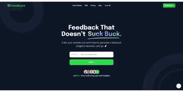 feedbuck ai ai powered lightening fast user produc 1f98d573f891