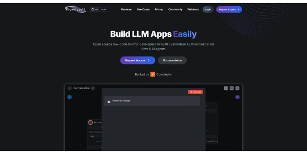 flowise low code llm apps builder 346376b6bf5d
