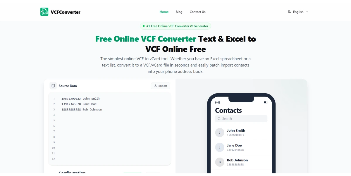 free online vcf to vcard text excel to vcf convert c47949a97609