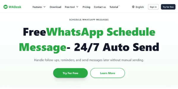 free whatsapp schedule message 24 7 auto send wade bc2476f2eb75