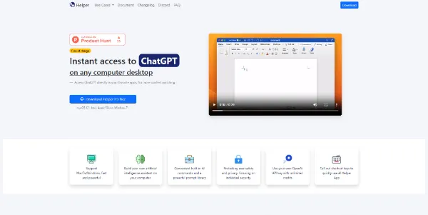 helper free chatgpt macos windows client 4462454f58e6