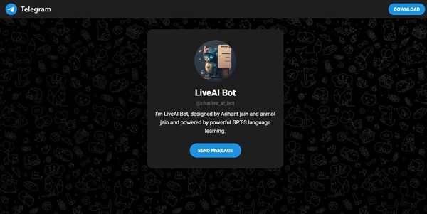 liveai bot 7188557049ce