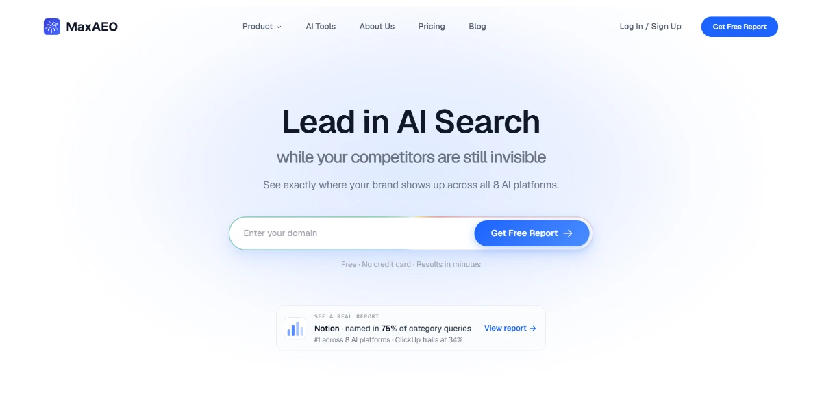 maxaeo ai search brand visibility monitoring get r f8850d9dbe36