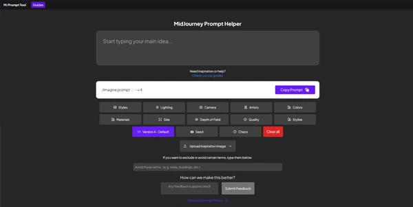 midjourney prompt helper b3e7ce1b6aee