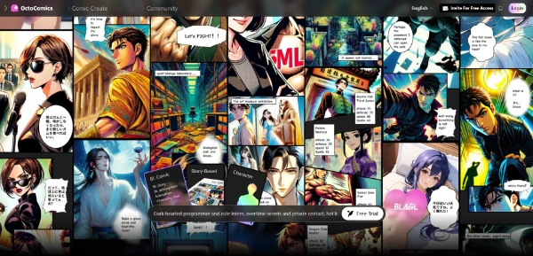 octocomics ai comic generation tool free ai drawin 7b5c9ce7fd6b