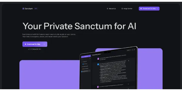 sanctum your private local ai assistant 114359298d5a