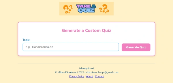 take a quiz be47f04129ea