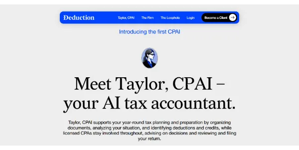 taylor cpai your ai tax accountant deduction c5d72e823510