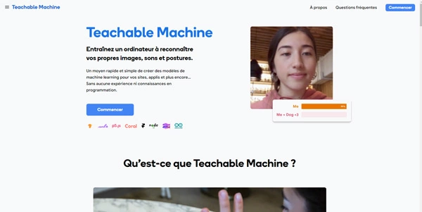 teachable machine 55dd0f20a19a