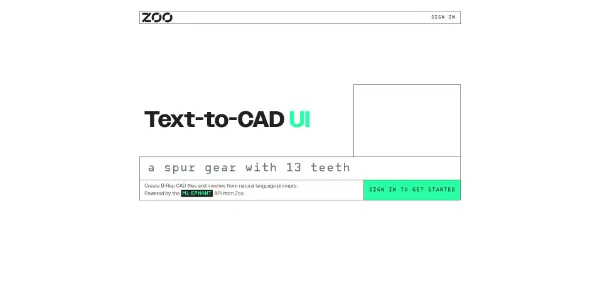 text to cad zoo dev 69acb71ebad5
