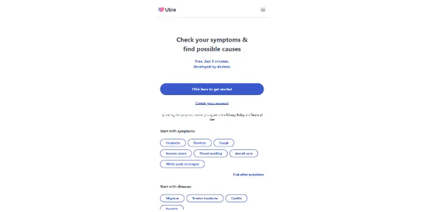 ubie check symptoms find causes by ai 03512addf709