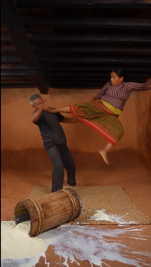 Nepali Grand Parents Fighting Prompt
