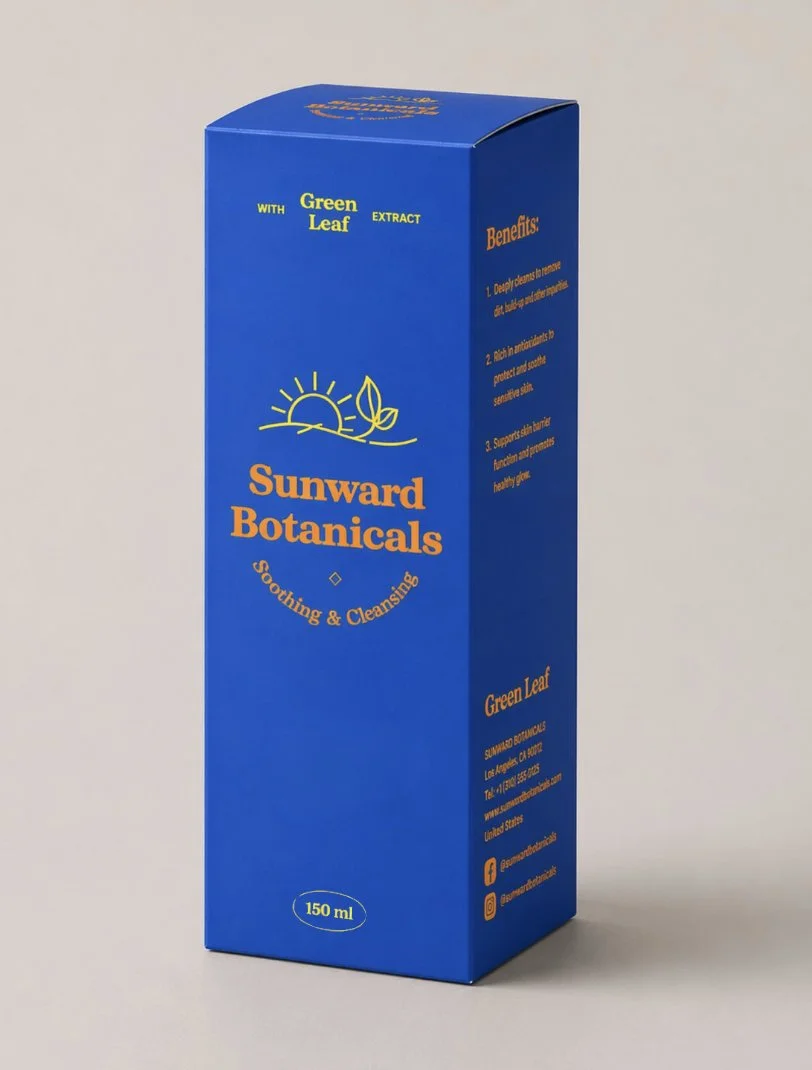 3d product box dieline visualization slide 0 ae9d4758248e
