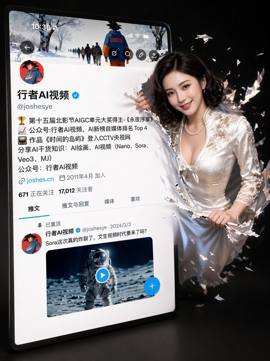 3D Social Media Profile Break-Out
