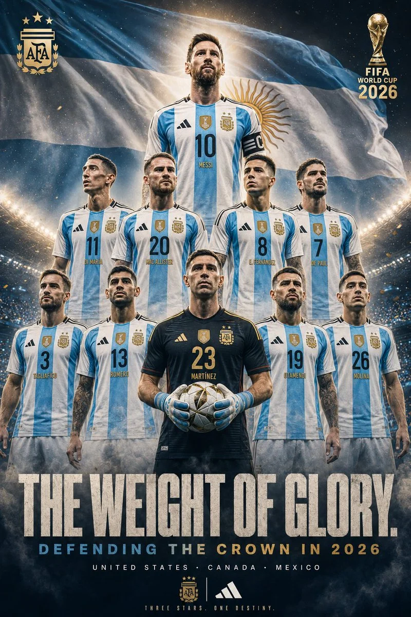 Argentina 2026 Glory Poster