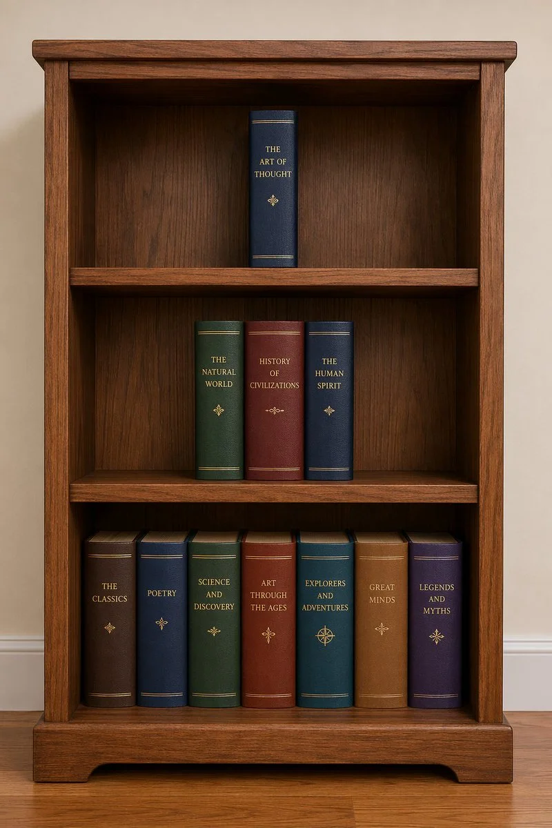 Bookshelf Logic and Spatial Reasoning Prompt