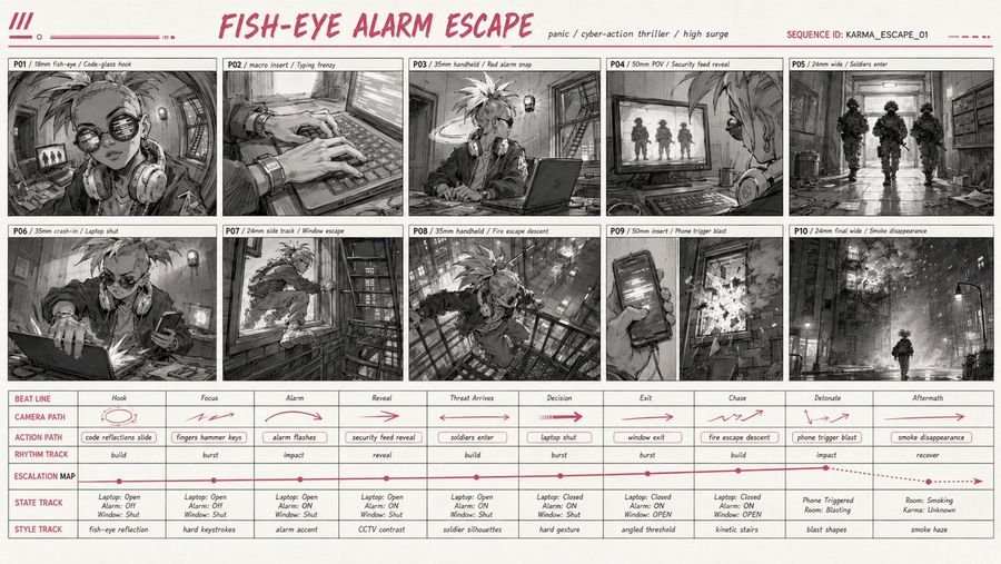Cinematic Storyboard Project Card