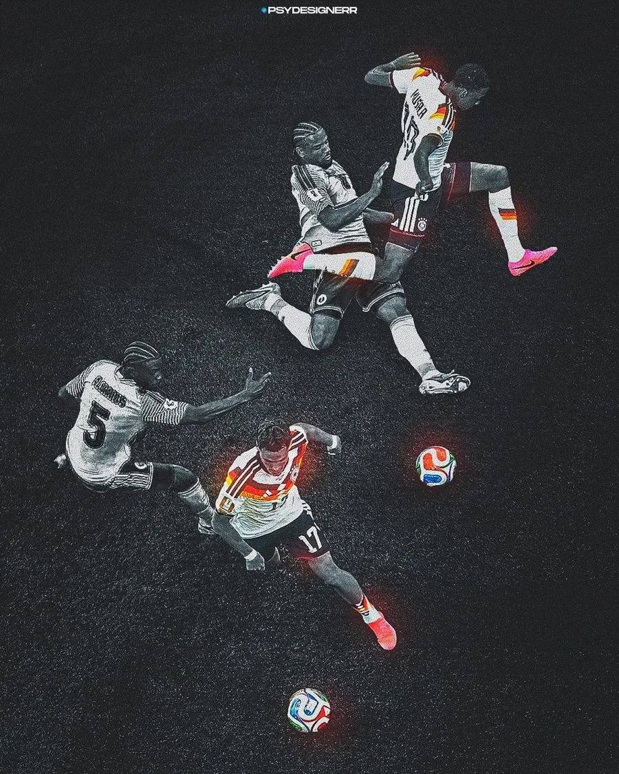 Cinematic Stylized Football Poster