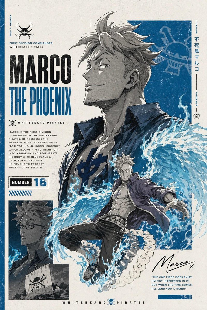Epic Anime Pirate Poster Design
