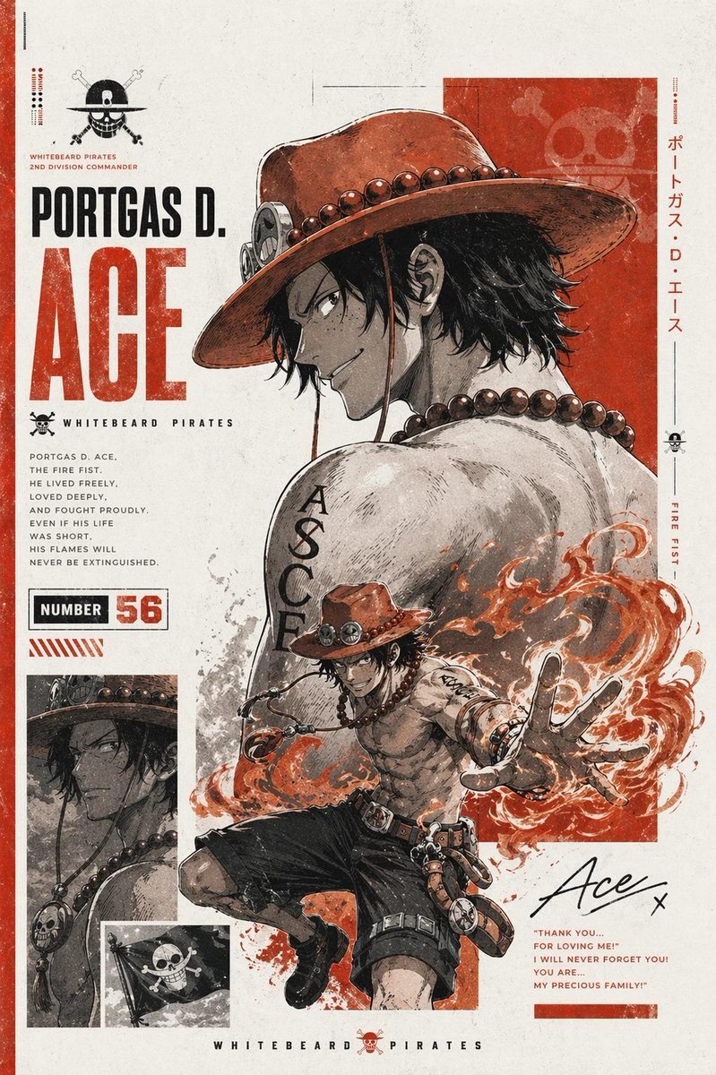 Epic Anime Pirate Poster Design