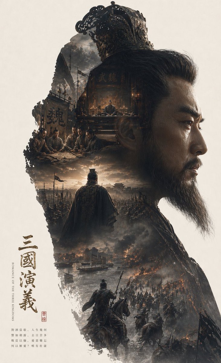 Epic Narrative Silhouette Movie Poster