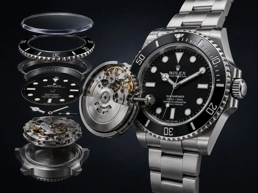 exploded luxury dive watch render slide 0 e00c95588dfb