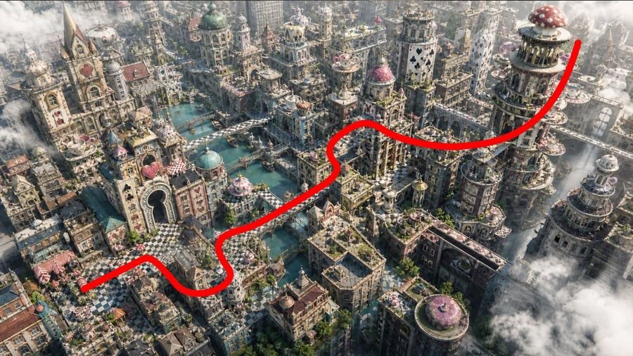 Fantasy City Camera Path