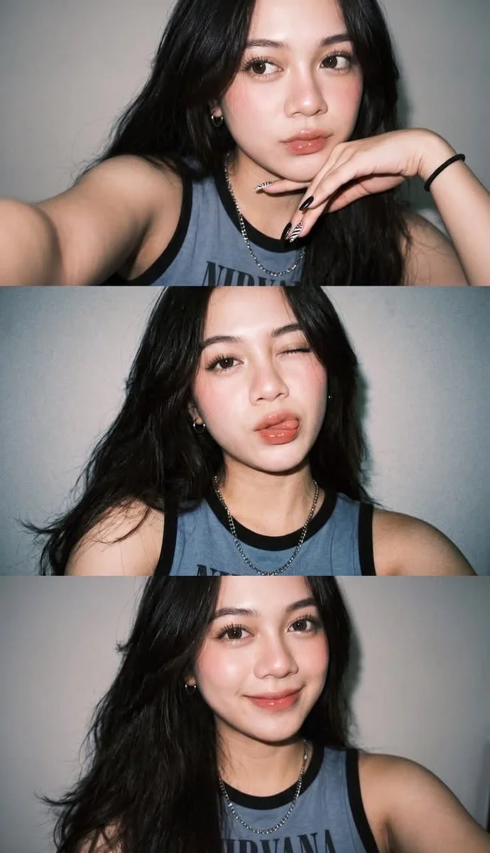 Gen Z Selfie Photo Collage