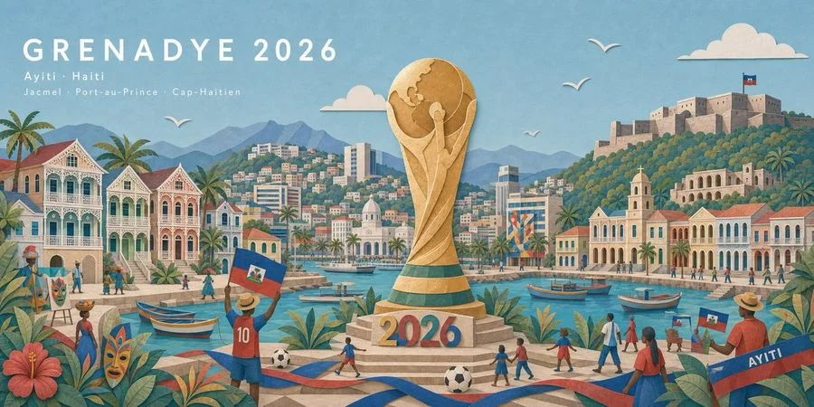 Haitian Football Poster Panorama