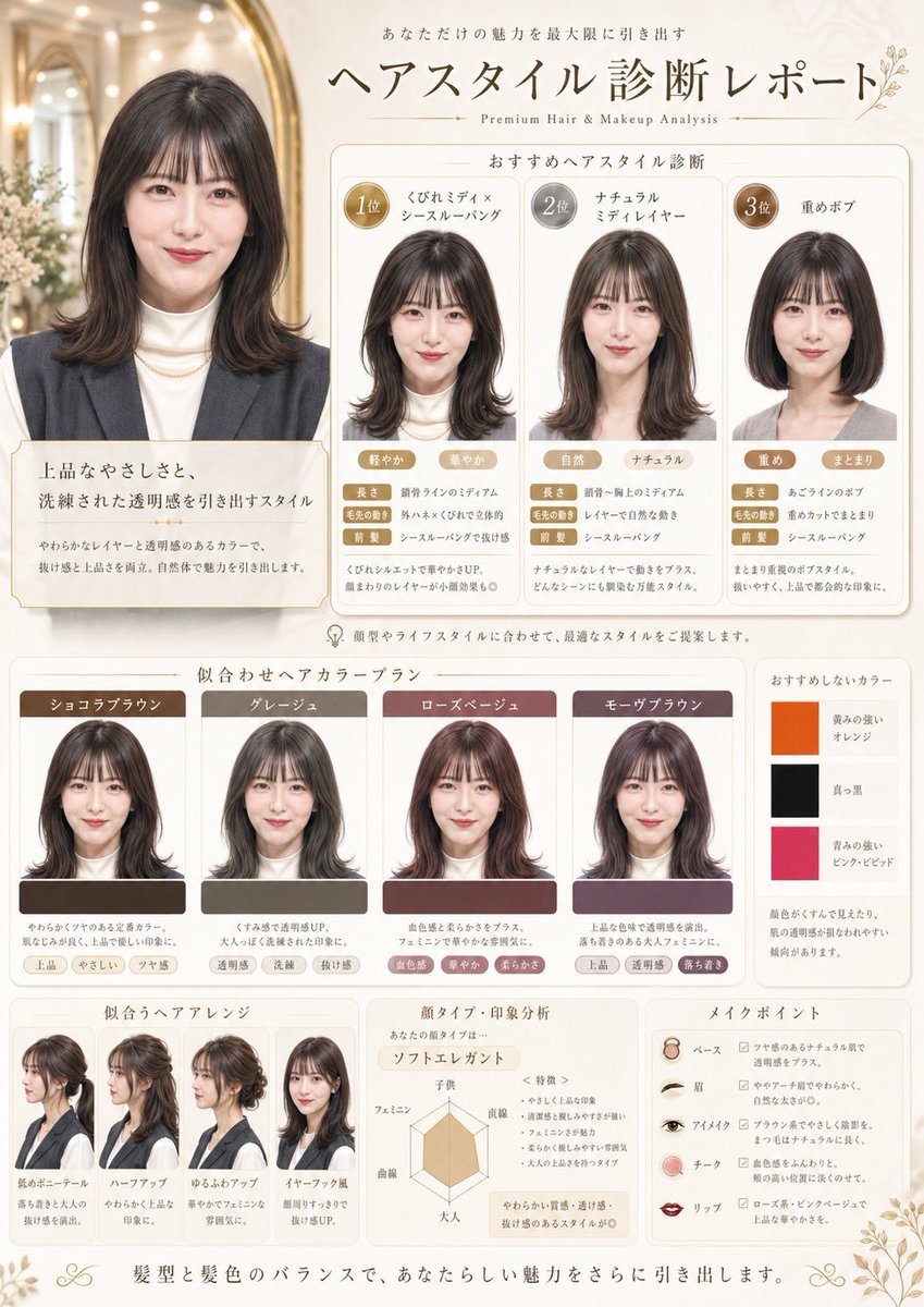 japanese hair diagnosis salon poster slide 0 0afbe5402cc6