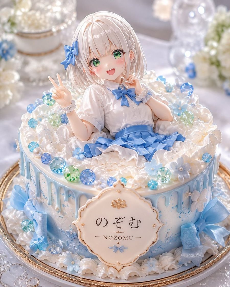 Luxury Character-Themed Whole Cake