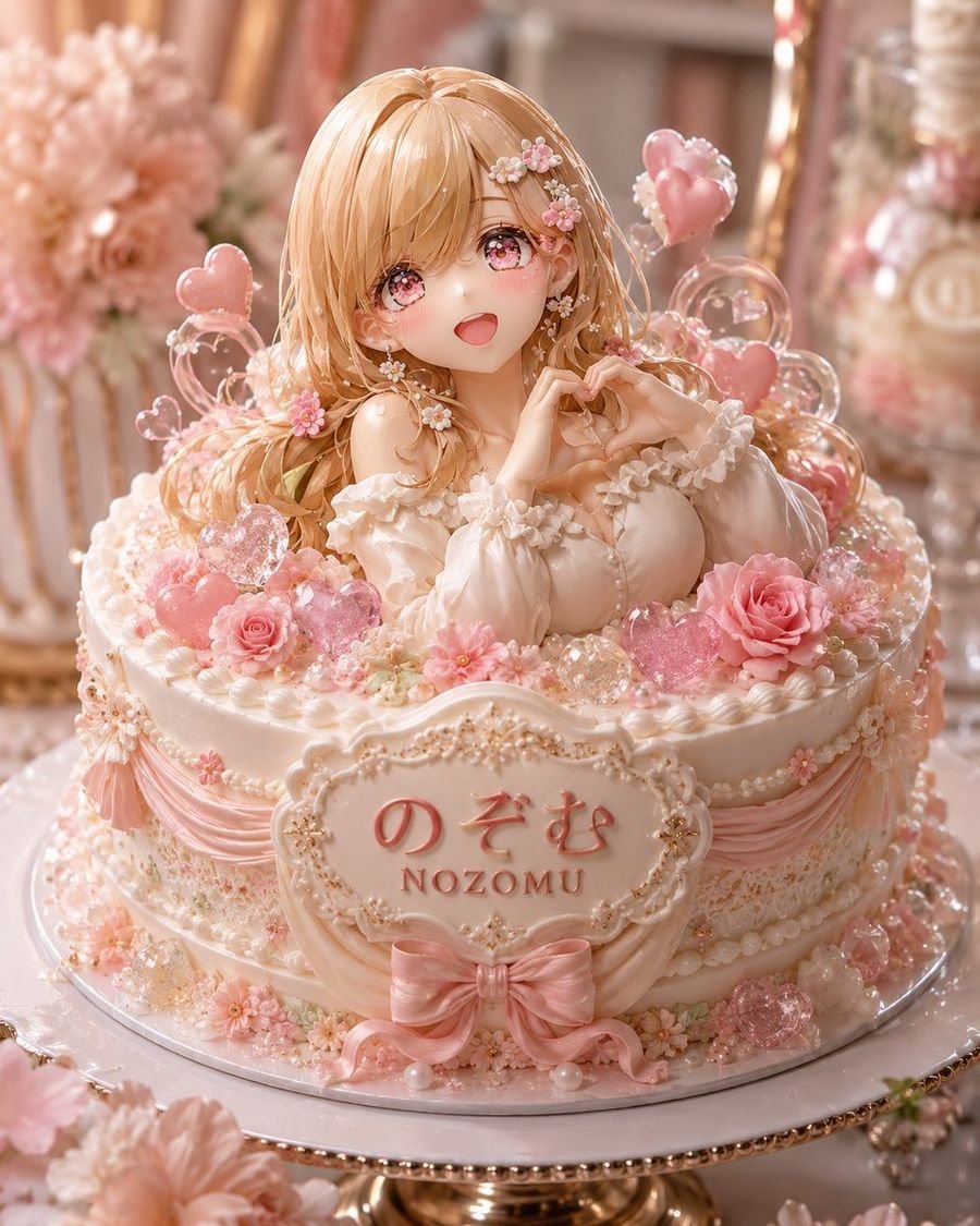 Luxury Character-Themed Whole Cake