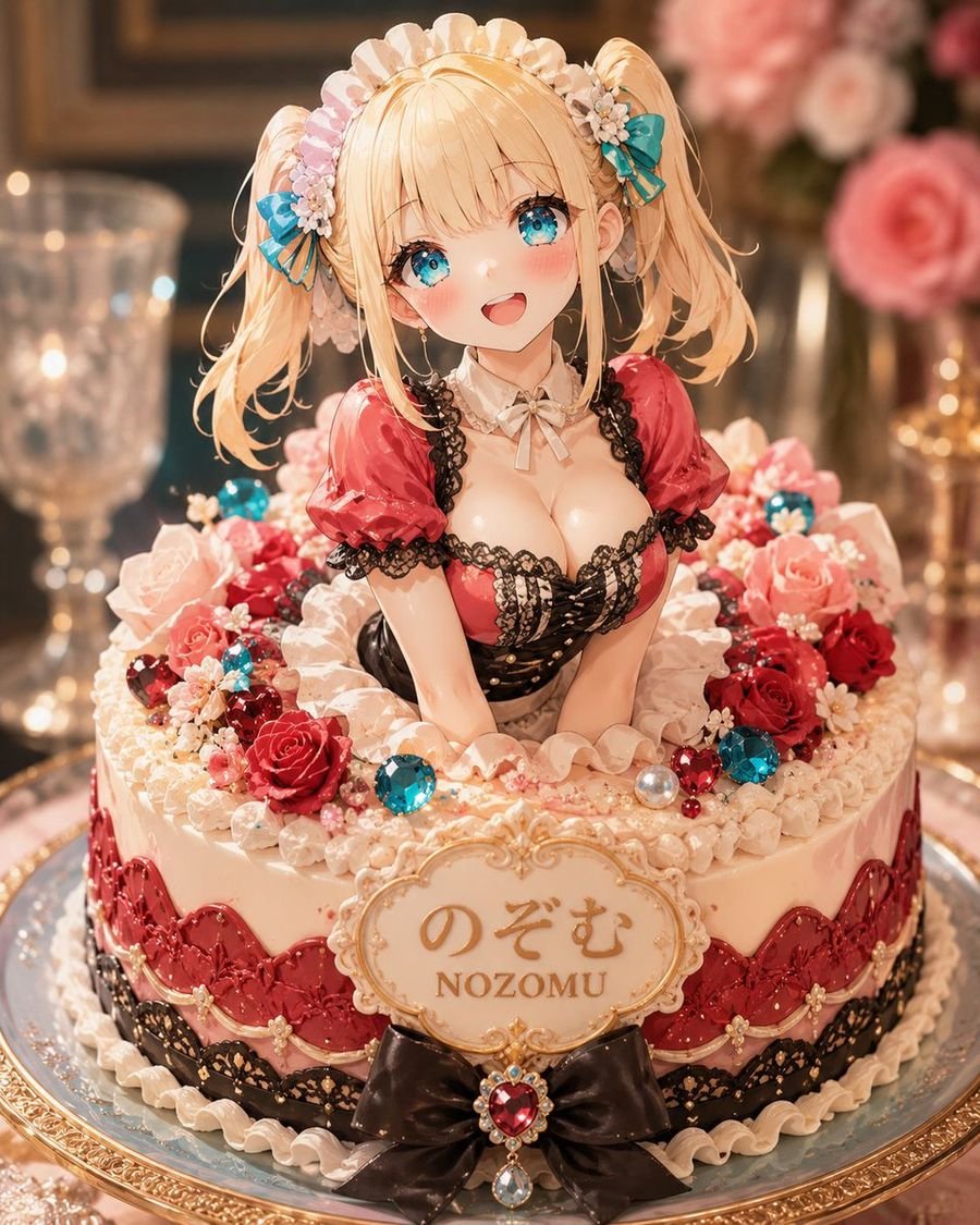 Luxury Character-Themed Whole Cake