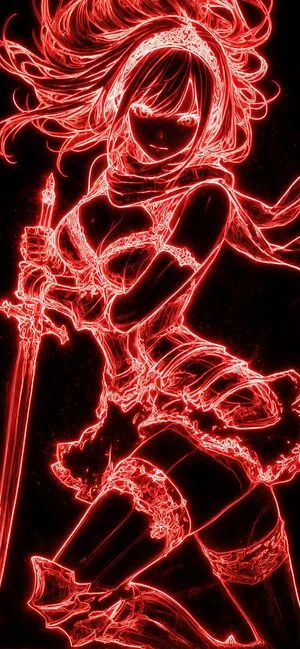Mystical Luminous Outline Style