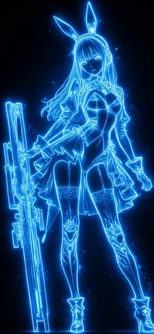 Mystical Luminous Outline Style