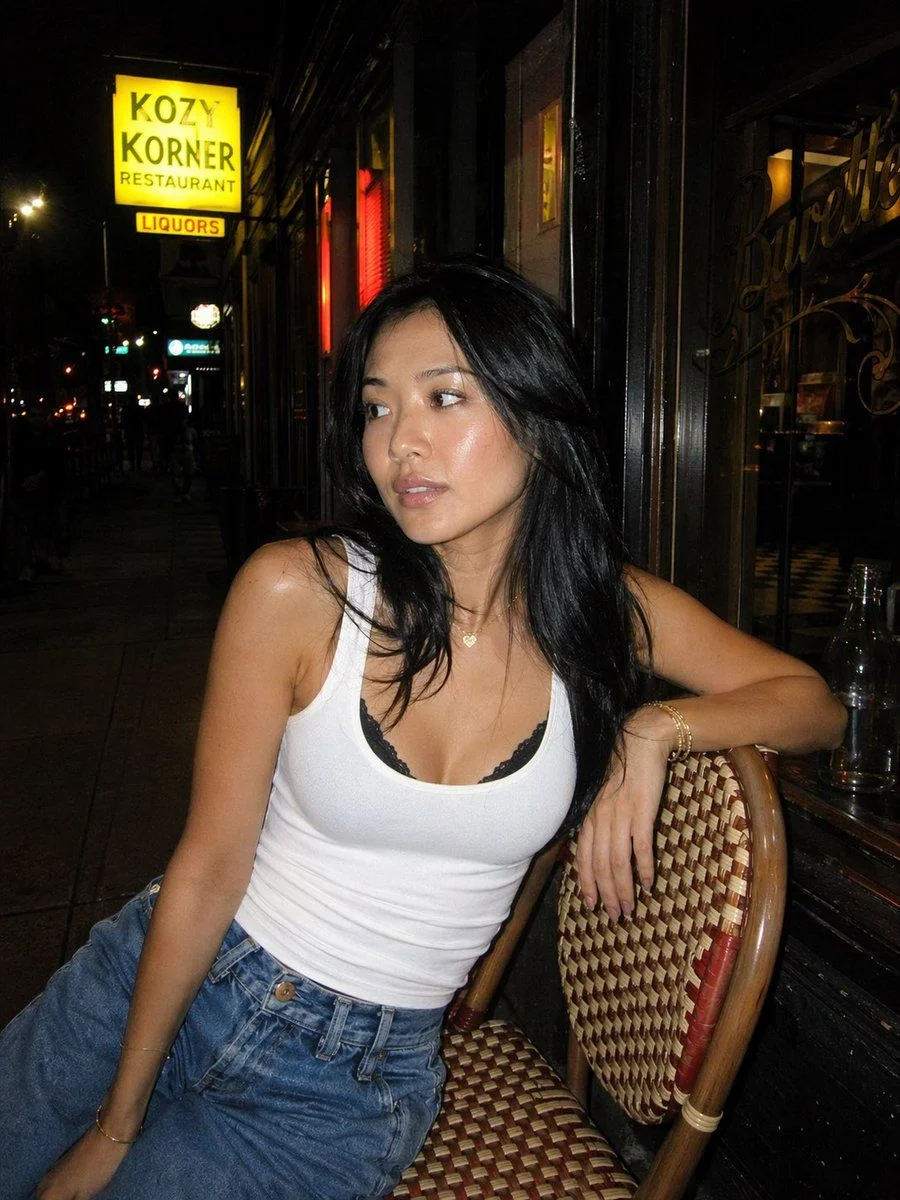 night flash portrait outside restaurant slide 0 5473b02038b5