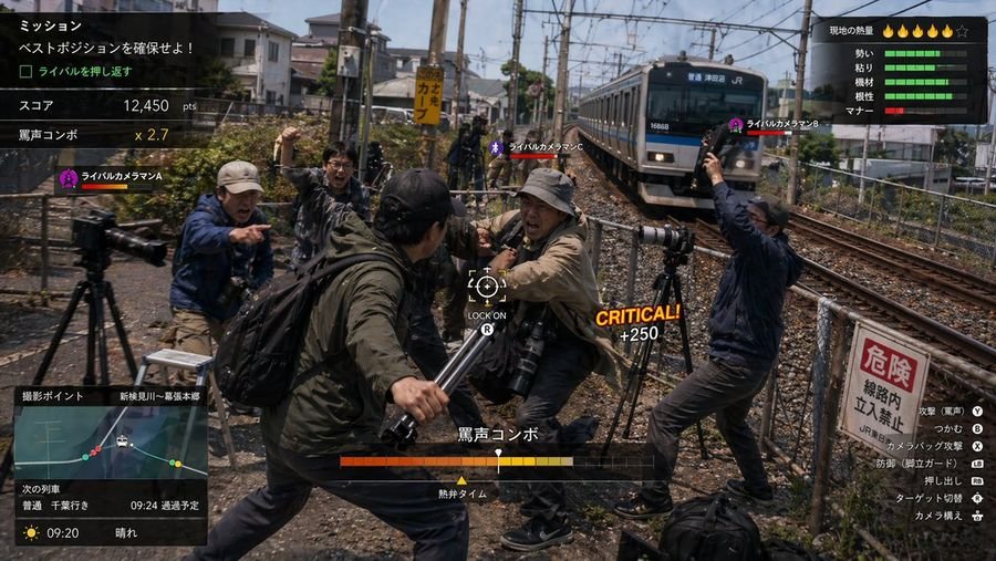 Train Photography Game Simulation