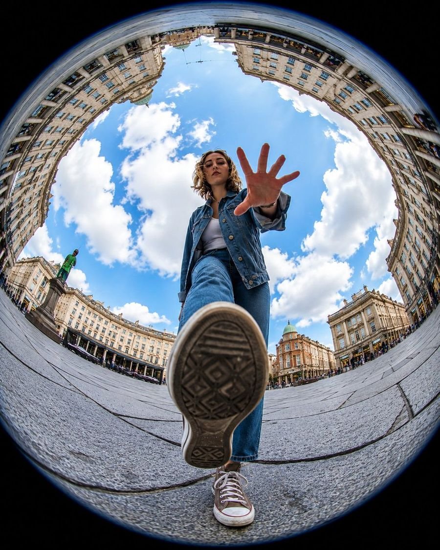Urban Fisheye Tiny Planet Perspective