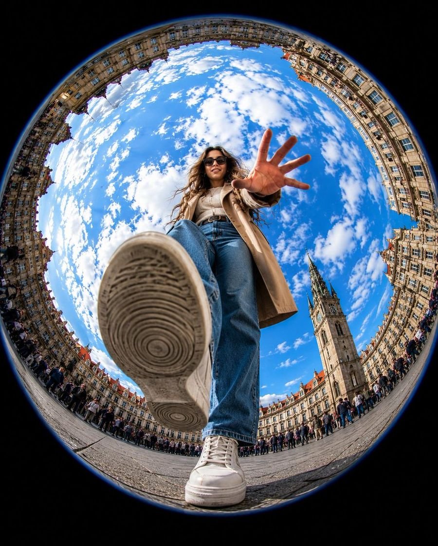 Urban Fisheye Tiny Planet Perspective