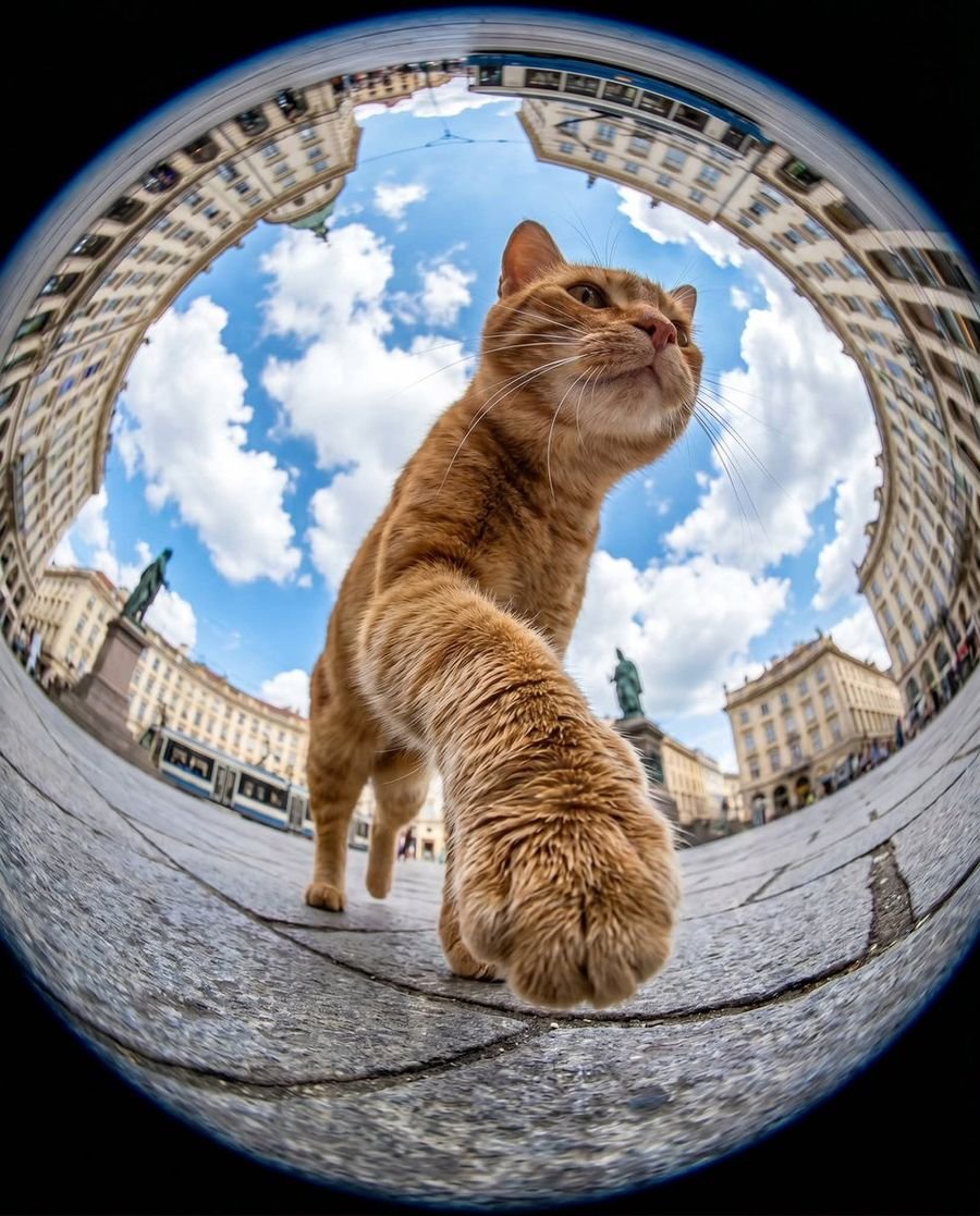 Urban Fisheye Tiny Planet Perspective