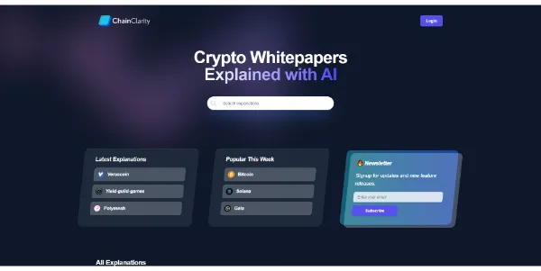 chainclarity ai crypto whitepapers icon d0fa45843e74