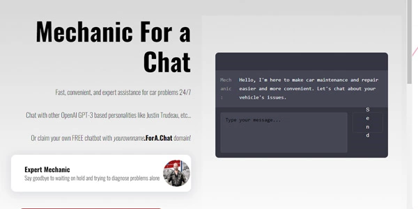 Mechanic For A Chat