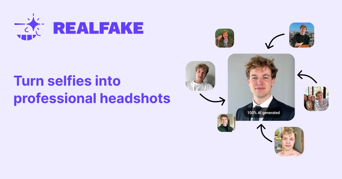 Realfakephotos logo