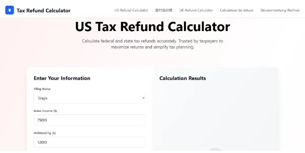 tax refund calculator icon 7645b4ec511f