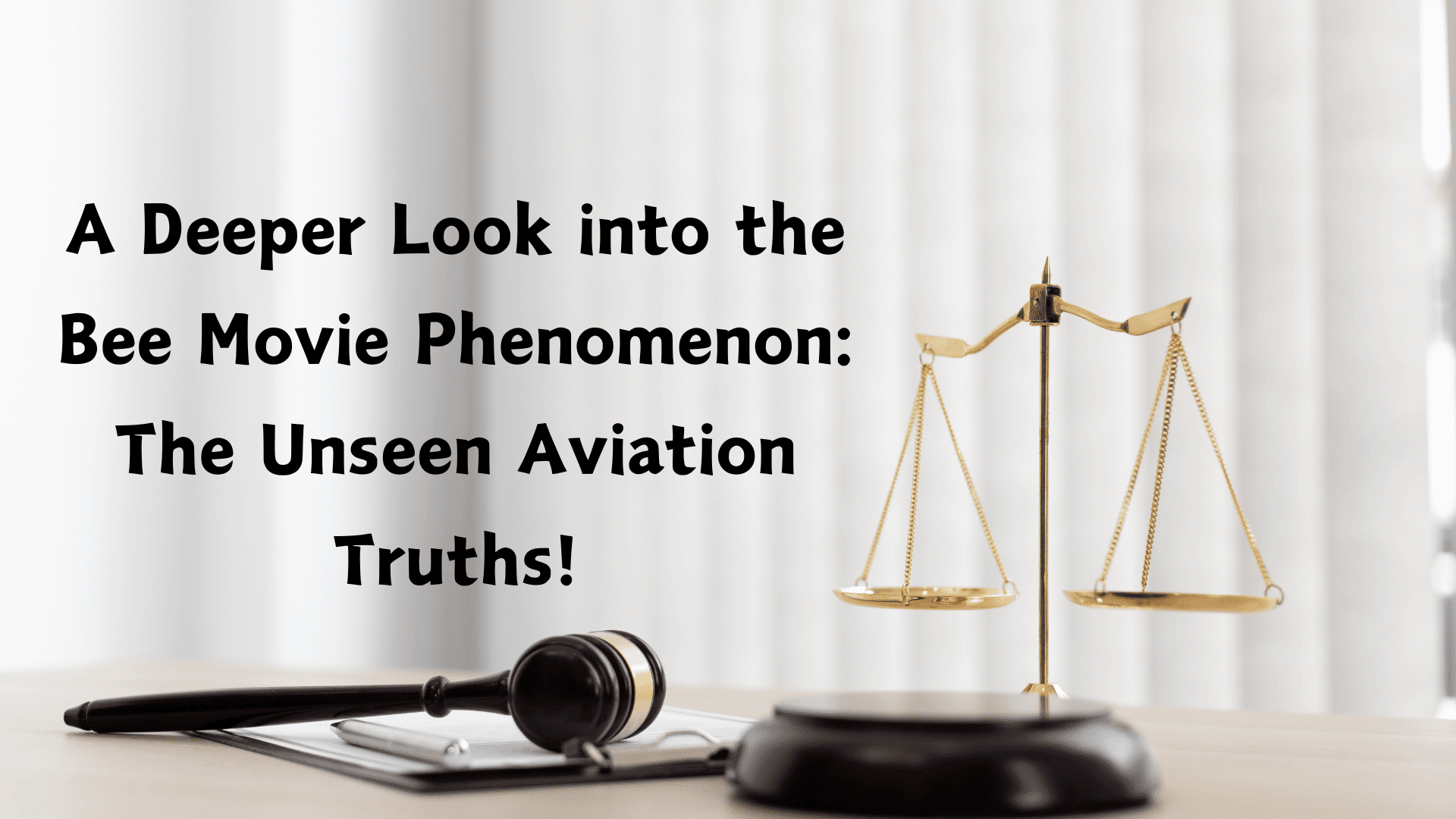 A Deeper Look Into The Bee Movie Phenomenon The Unseen Aviation Truths